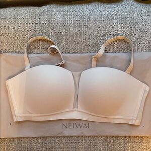 Neiwai Women's Beige Strapless Bra